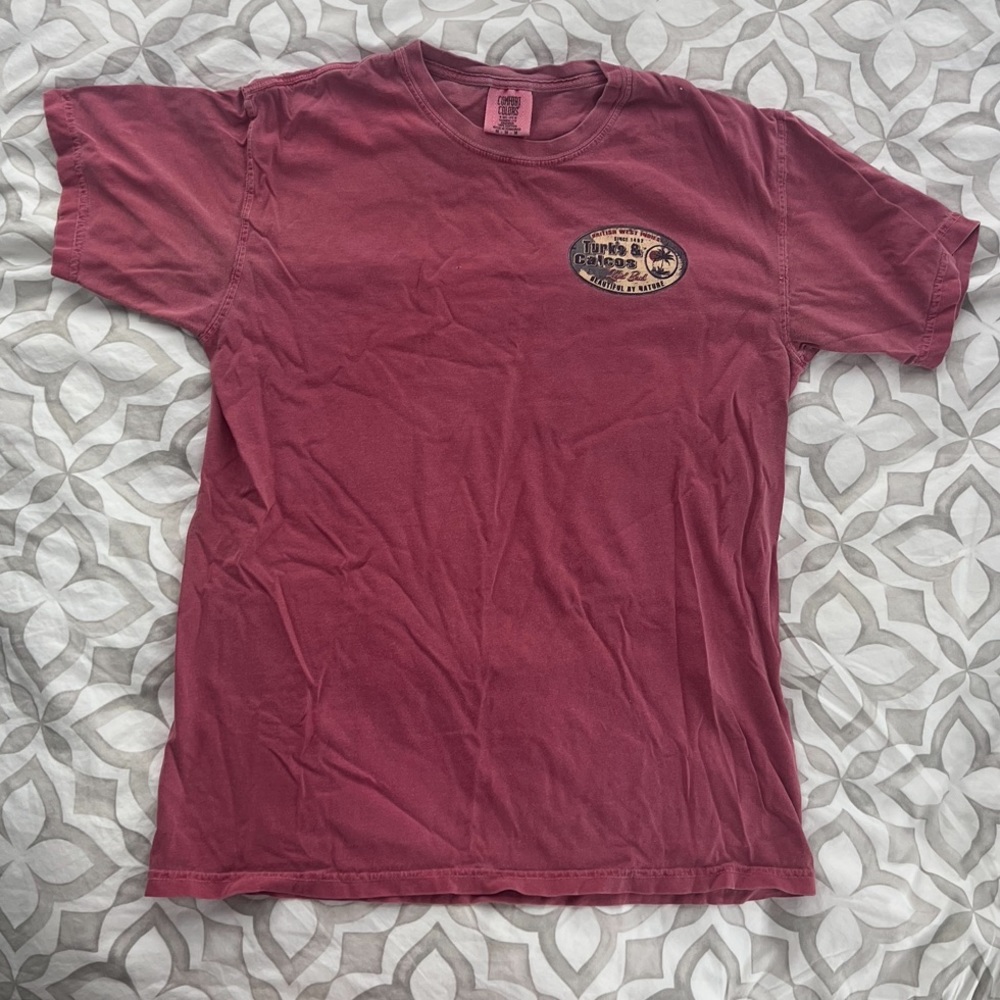 Red Turks and Cacios Comfort Colors Tshirt